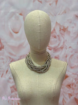 COLLAR BOLAS TRENZADO - Mi Marciana