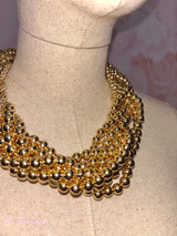 COLLAR BOLAS TRENZADO - Mi Marciana