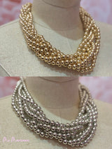 COLLAR BOLAS TRENZADO - Mi Marciana