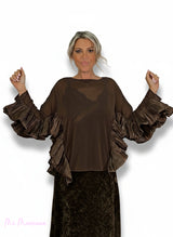 TOP TUL VOLANTES JOT