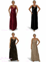 VESTIDO TERCIOPELO LENCERO