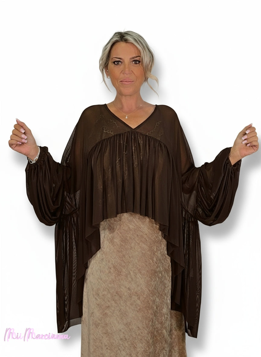 TÚNICA ASIMÉTRICA TUL JOT