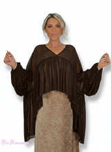 TÚNICA ASIMÉTRICA TUL JOT