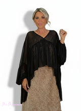 TÚNICA ASIMÉTRICA TUL JOT