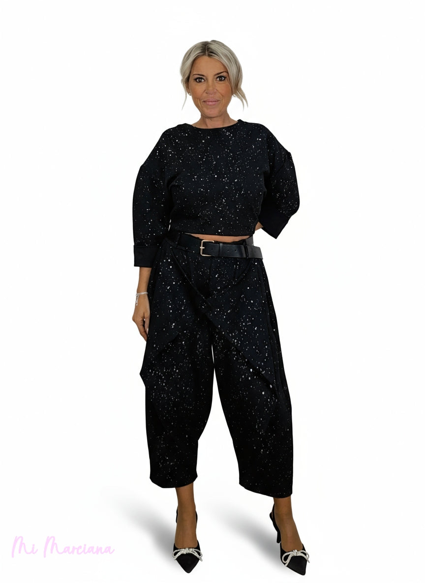 PANTALONS À PAILLETTES URBAINES