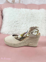 CUÑAS BEIGE LAZADA PAÑUELO - Mi Marciana