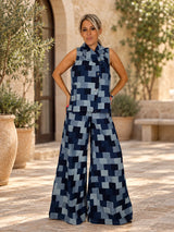 CHALECO DENIM CUADROS JOT directo — portada web
