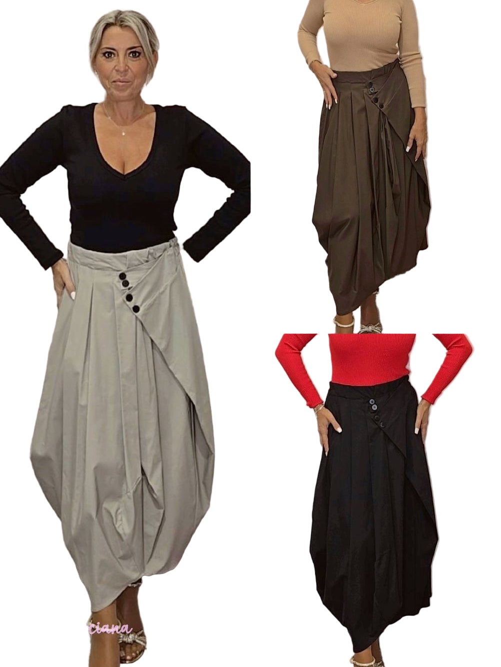 FALDA GLOBO BOTONES JOT - Mi Marciana