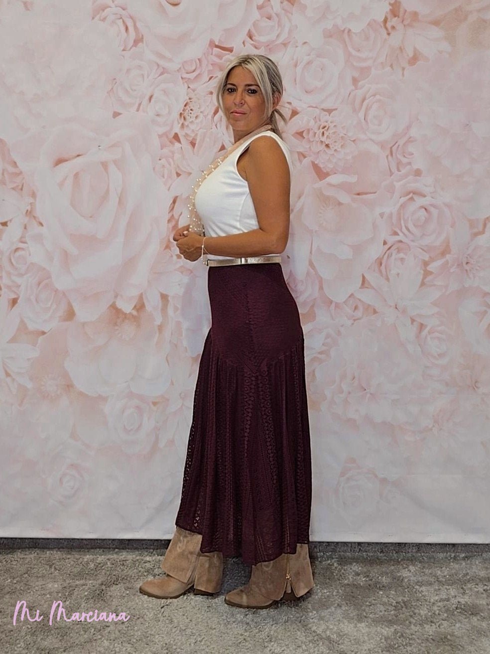 FALDA GUIPUR ROMANCE - Mi Marciana