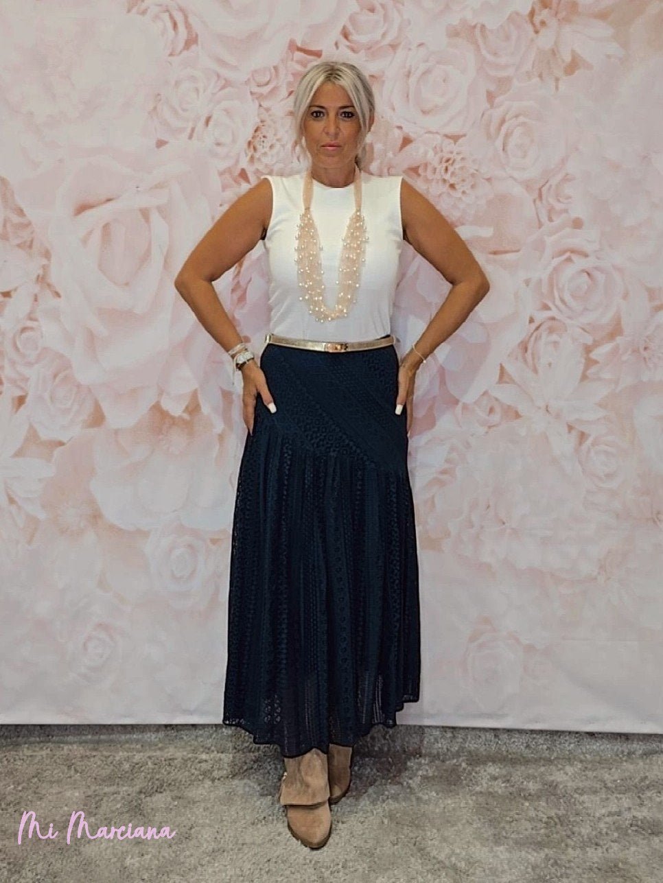 FALDA GUIPUR ROMANCE - Mi Marciana