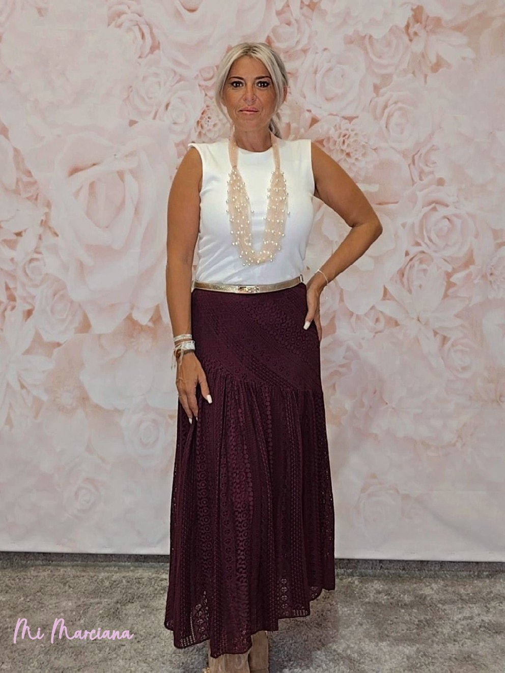 FALDA GUIPUR ROMANCE - Mi Marciana
