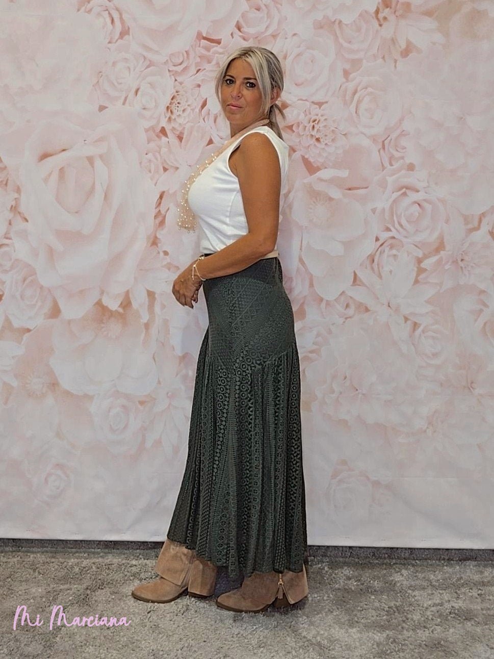 FALDA GUIPUR ROMANCE - Mi Marciana