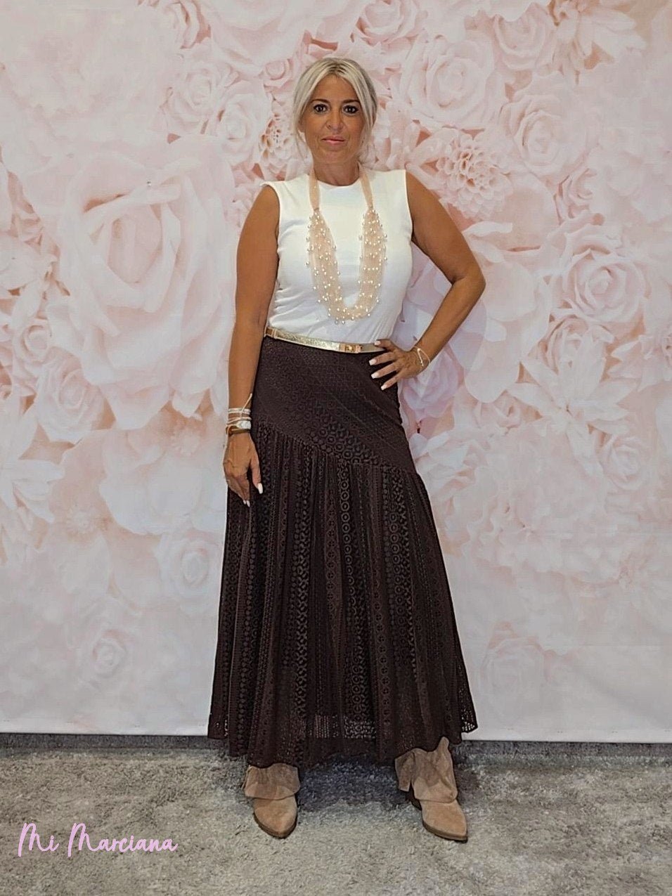 FALDA GUIPUR ROMANCE - Mi Marciana