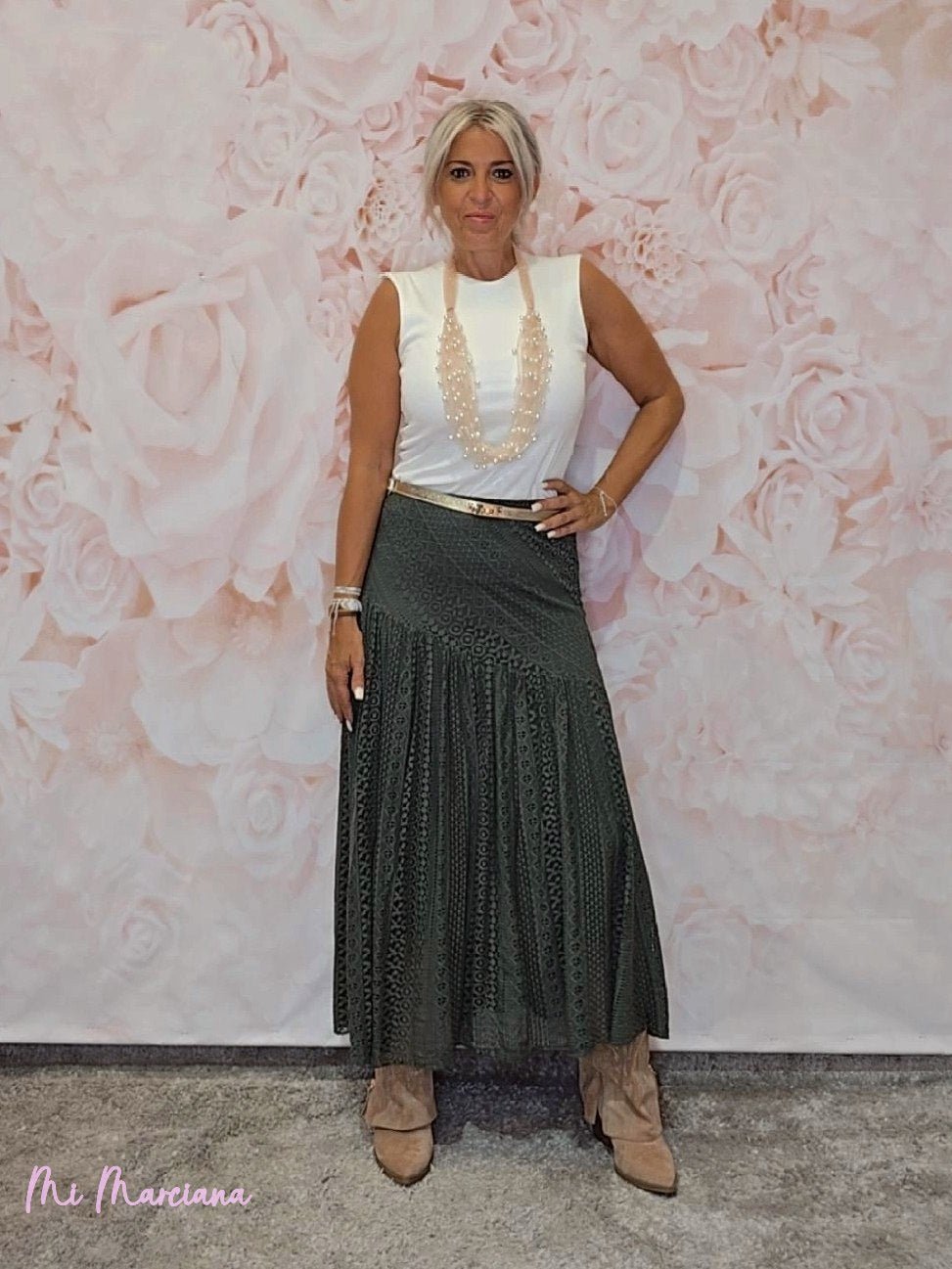 FALDA GUIPUR ROMANCE - Mi Marciana