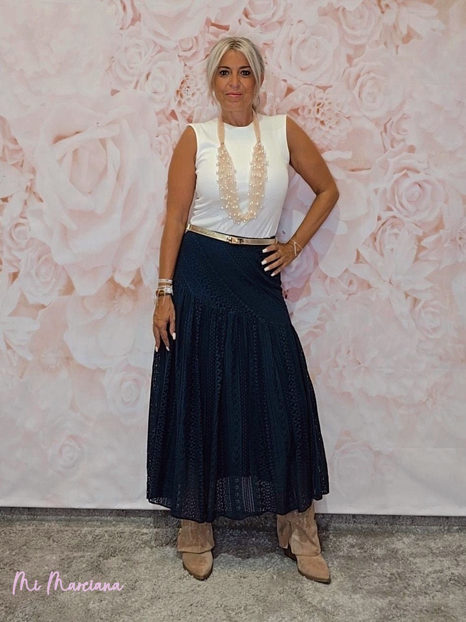 FALDA GUIPUR ROMANCE - Mi Marciana