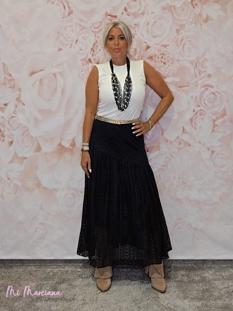 FALDA GUIPUR ROMANCE - Mi Marciana