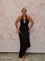 FALDA LENCERA VOLANTE ASIMETRICO ENCAJE - Mi Marciana