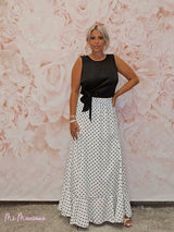 FALDA LUNARES BLANCA - Mi Marciana