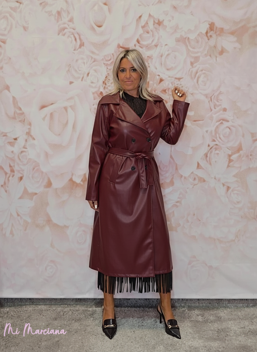 TRENCH IN SIMILPELLE