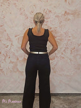 JEANS BLONDA STRASS NEGROS - Mi Marciana