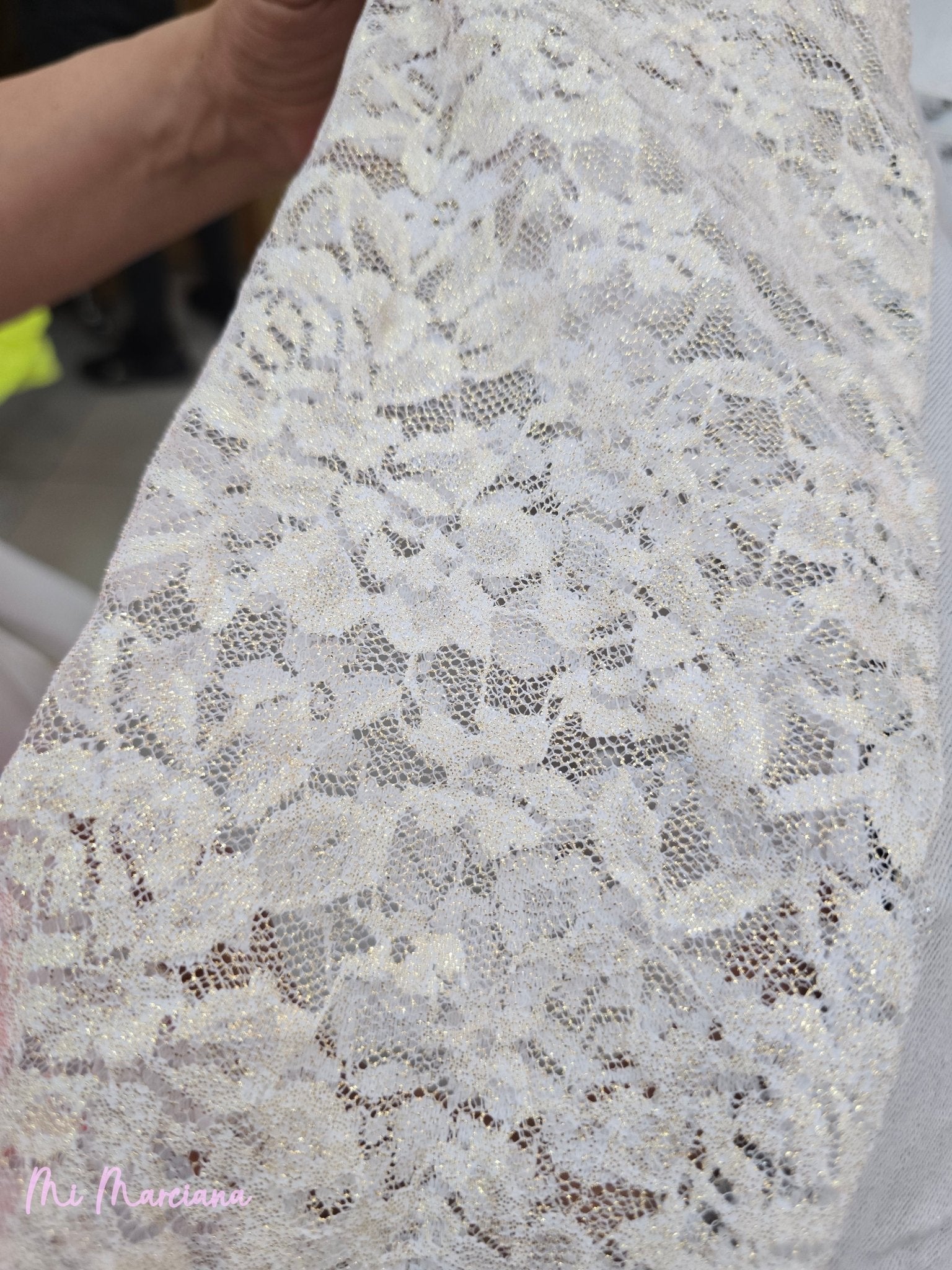 JEANS COMBINADOS ENCAJE GRIS - Mi Marciana