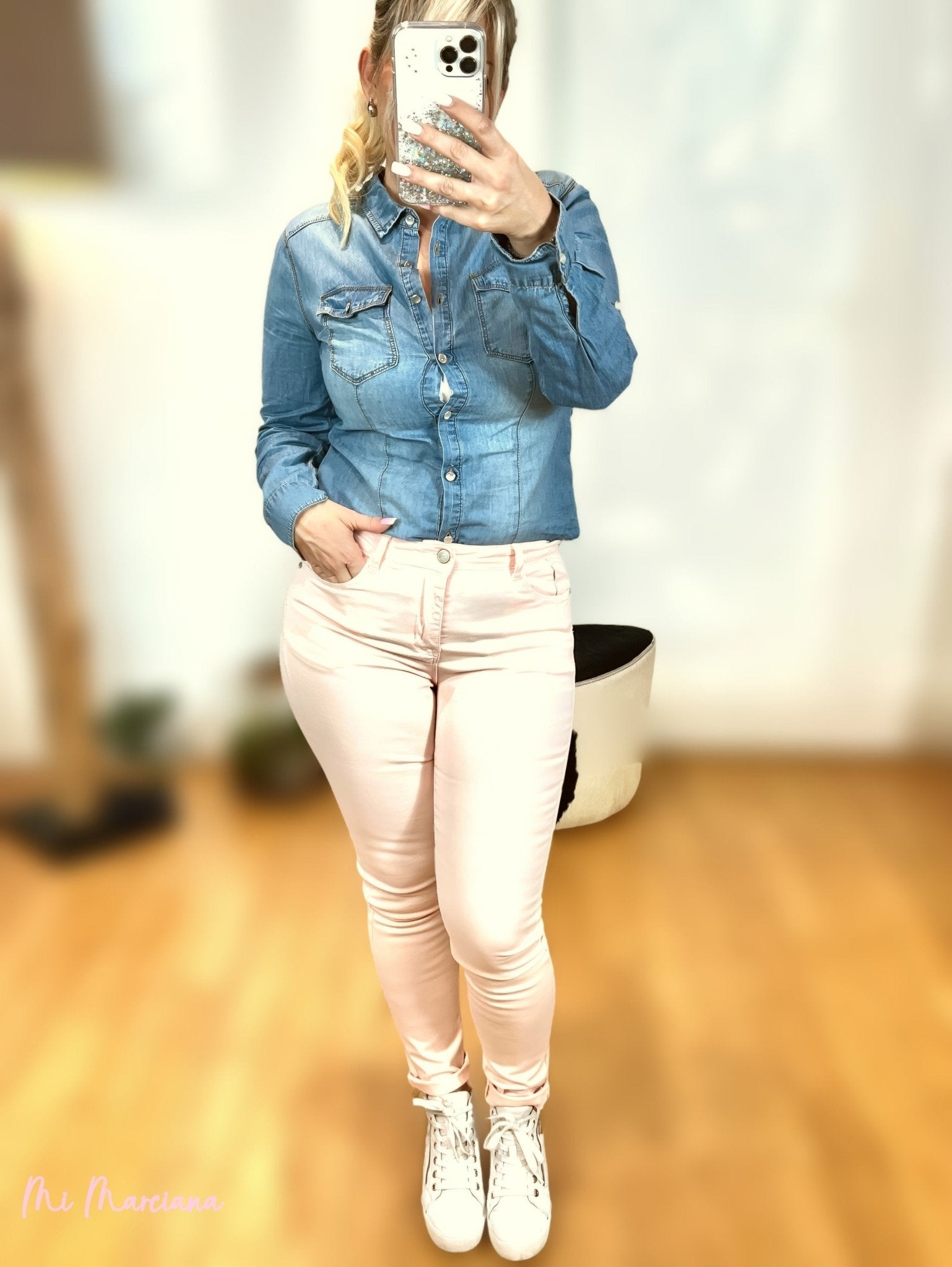 JEANS PITILLO ROSA - Mi Marciana
