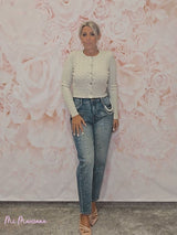 JEANS STRASS PERLAS - Mi Marciana