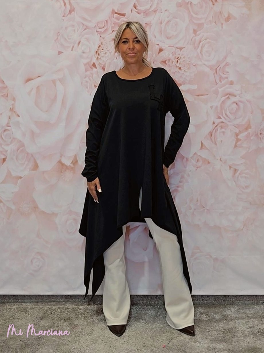 MAXI CAMISETA ASIMÉTRICA PICOS L.A - Mi Marciana