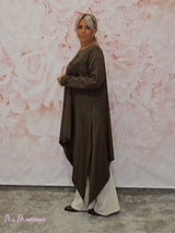 MAXI CAMISETA ASIMÉTRICA PICOS L.A - Mi Marciana