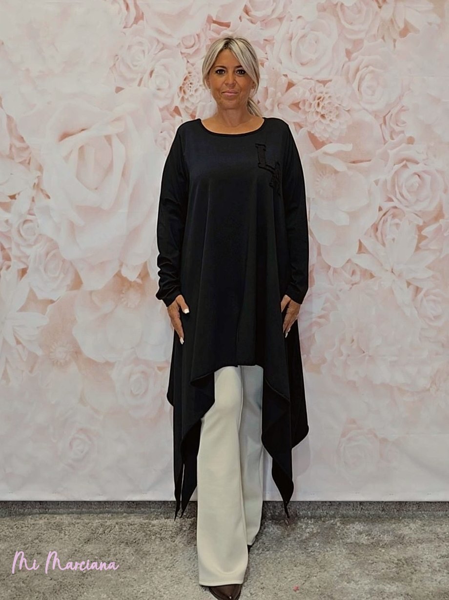 MAXI CAMISETA ASIMÉTRICA PICOS L.A - Mi Marciana