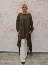 MAXI CAMISETA ASIMÉTRICA PICOS L.A - Mi Marciana