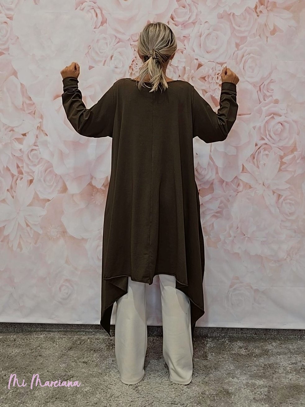 MAXI CAMISETA ASIMÉTRICA PICOS L.A - Mi Marciana