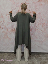 MAXI CAMISETA ASIMÉTRICA PICOS L.A - Mi Marciana