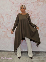 MAXI CAMISETA ASIMÉTRICA PICOS L.A - Mi Marciana