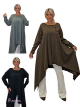 MAXI CAMISETA ASIMÉTRICA PICOS L.A - Mi Marciana