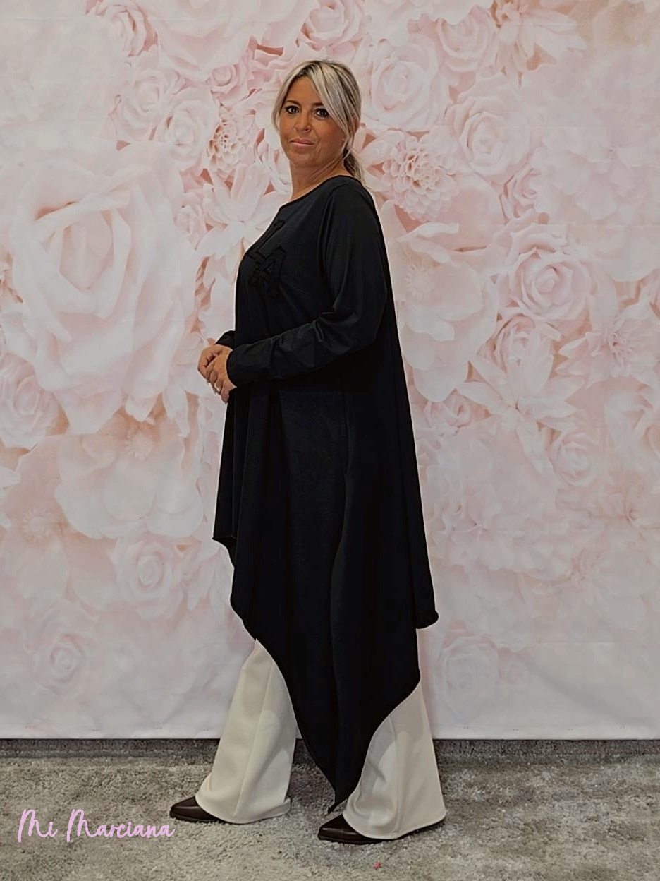 MAXI CAMISETA ASIMÉTRICA PICOS L.A - Mi Marciana