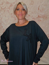 MAXI CAMISETA ASIMÉTRICA PICOS L.A - Mi Marciana