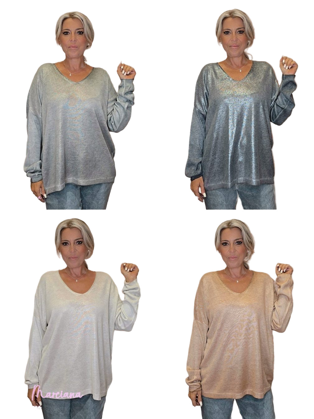 MAXI JERSEY METALIZADO JOT - Mi Marciana