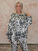MAXI SUDADERA ANIMAL PRINT - Mi Marciana