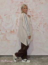 MAXI SUDADERA ASIMÉTRICA BROOKLYN - Mi Marciana