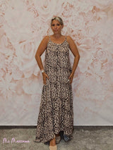 MAXI VESTIDO GRAN VUELO ANIMAL PRINT - Mi Marciana