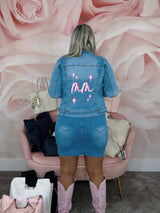 MINIFALDA VAQUERA PERLAS PUSH UP - Mi Marciana