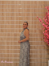 MONO HALTER ANIMAL PRINT ESTAMPADO PEQUEÑO - Mi Marciana