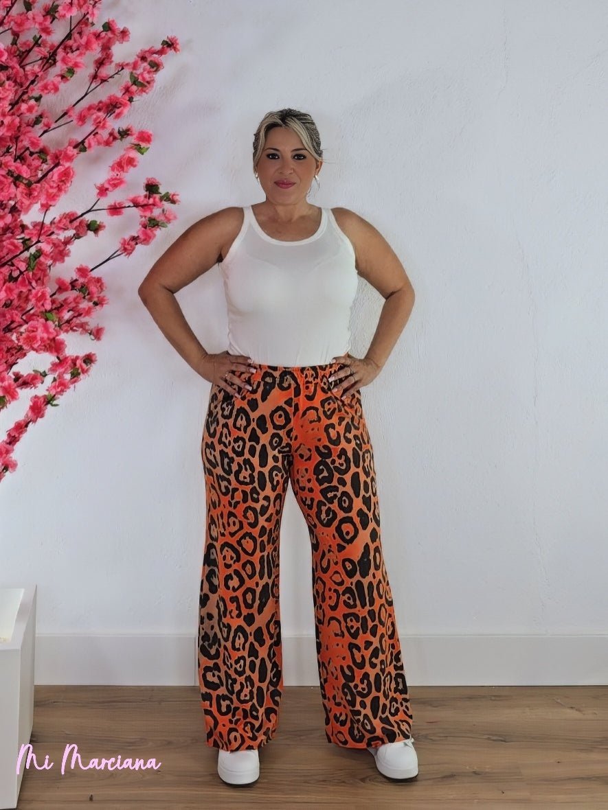 PANTALÓN ALGODÓN ANIMAL PRINT - Mi Marciana