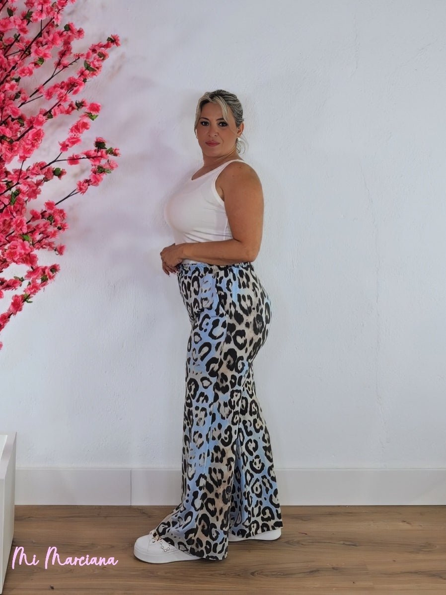 PANTALÓN ALGODÓN ANIMAL PRINT - Mi Marciana