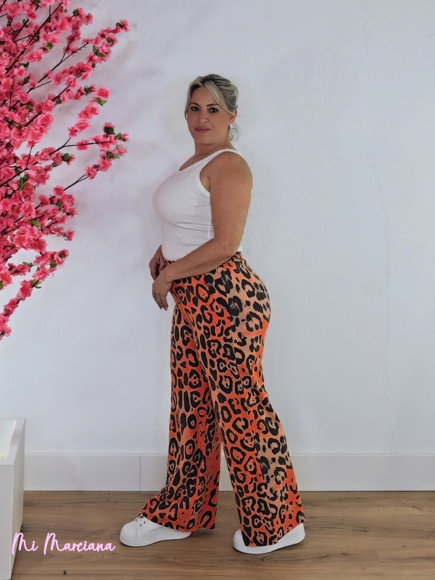 PANTALÓN ALGODÓN ANIMAL PRINT - Mi Marciana