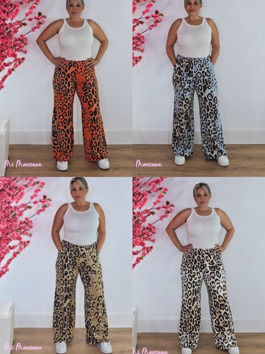 PANTALÓN ALGODÓN ANIMAL PRINT - Mi Marciana