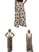 PANTALON ANCHO PALAZZO FLUIDO DE LUNARES - Mi Marciana