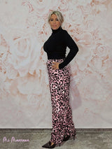 PANTALÓN ANIMAL PRINT ROSA - Mi Marciana