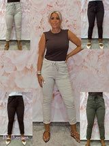 PANTALÓN ARRUGADO ELÁSTICO - Mi Marciana